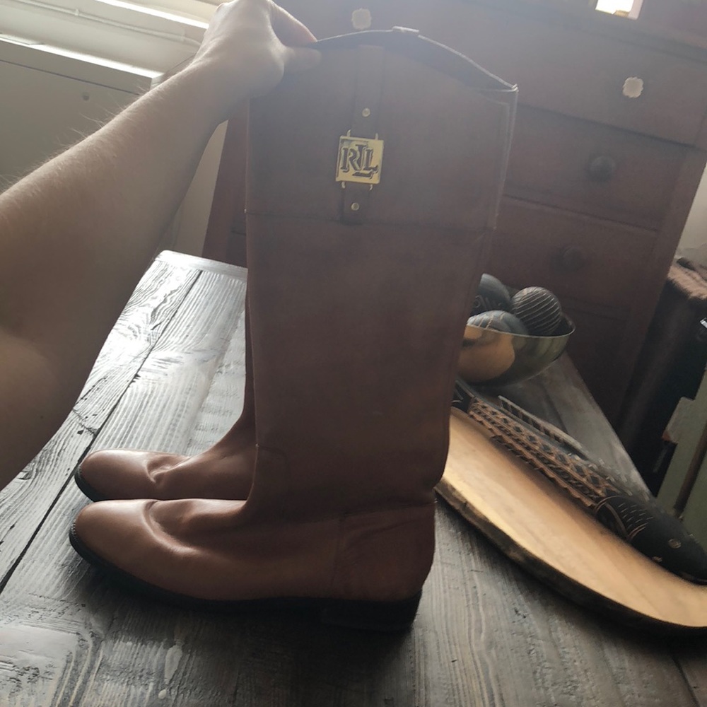 Ralph Lauren Boots lightly worn